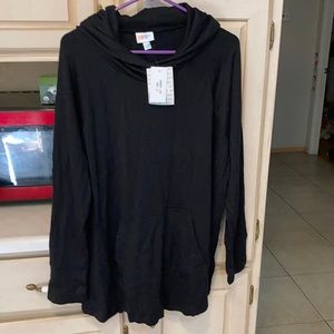 Solid black Amber by Lularoe. Brand new with tags.